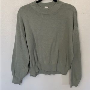 Mint Green Long Sleeve Sweater